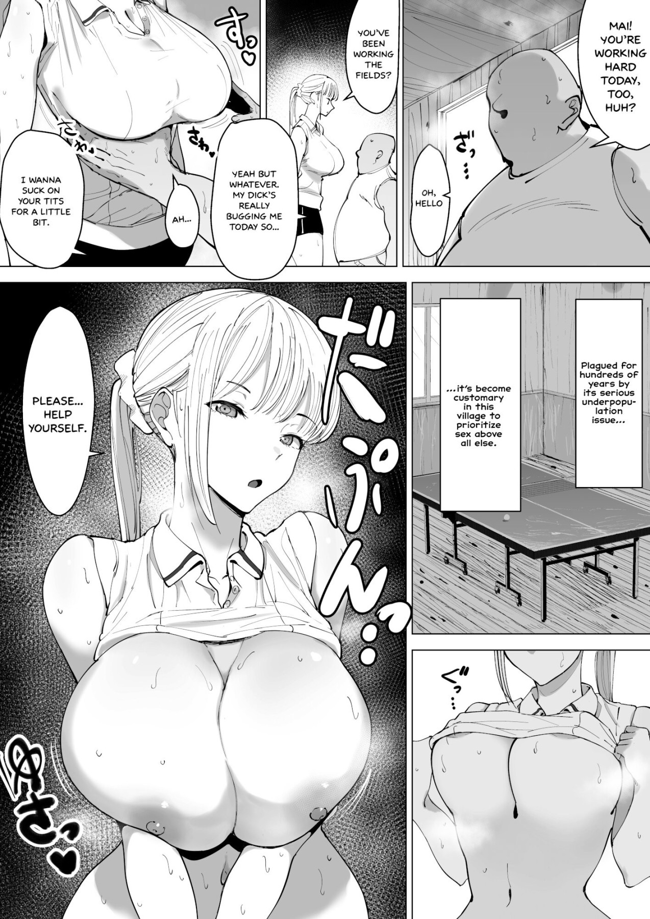 Hentai Manga Comic-The Story of a Small Village With a Sexy Custom-Read-3